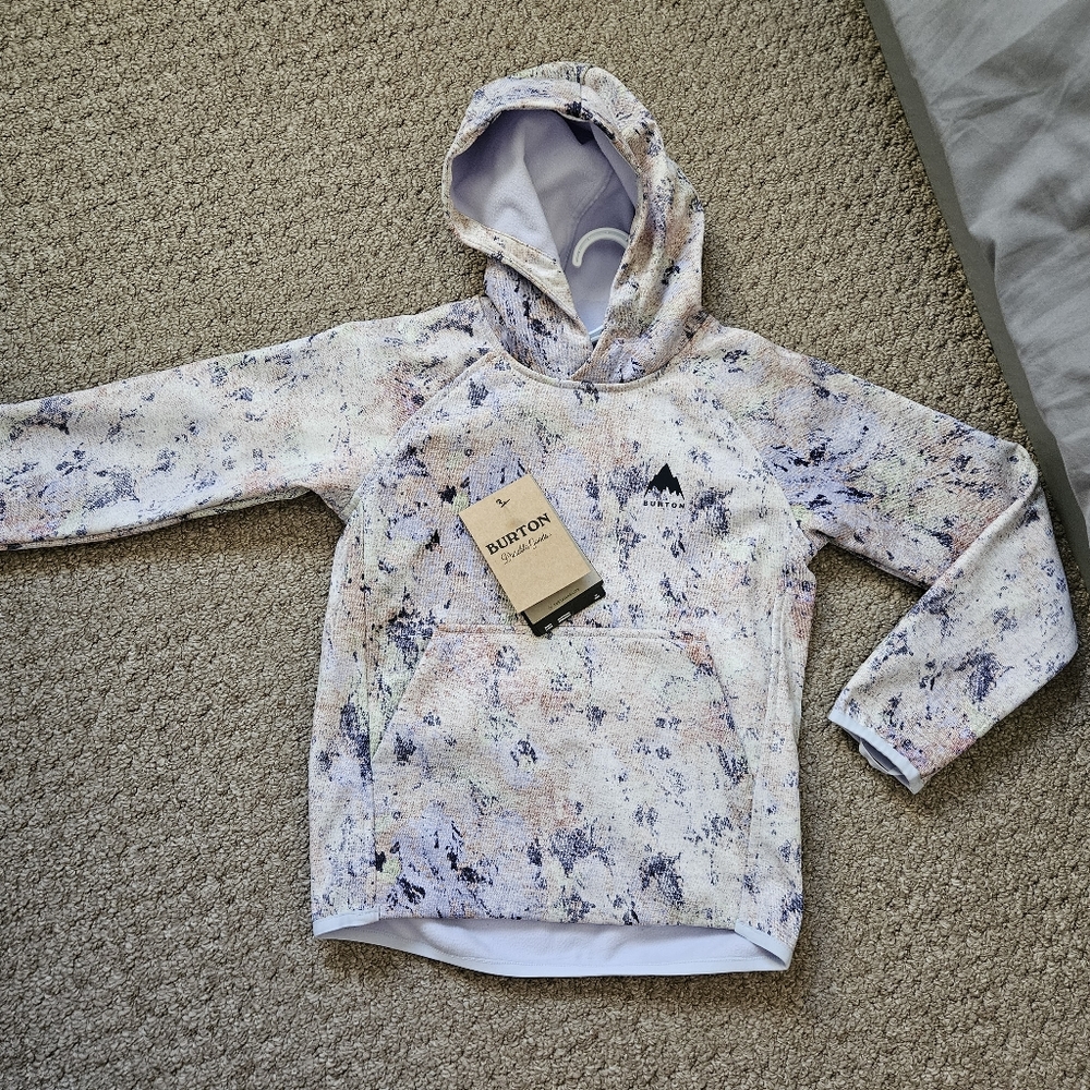Burton NWOT Crown Weatherproof Pullover Fleece - girls size xs